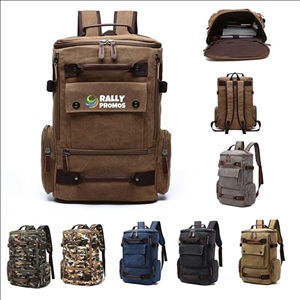 Vintage Canvas Laptop Backpack for Men